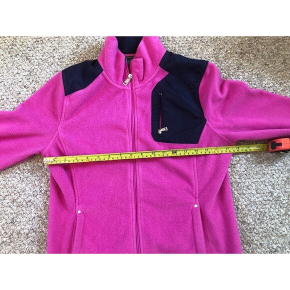 Lauren Ralph Lauren Fleece Jacket Women's Small Pink Black - Picture 5 of 7
